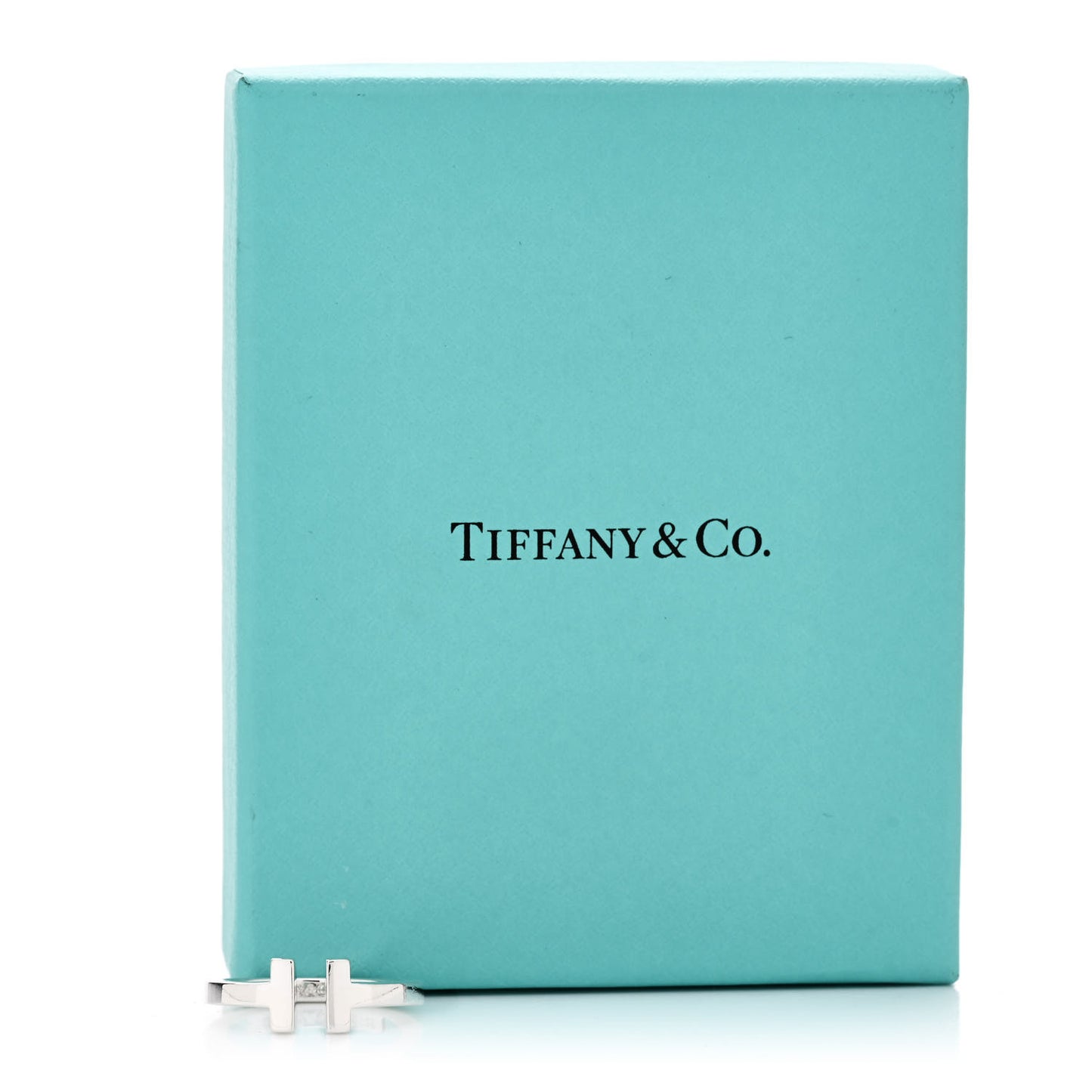 Sterling Silver T Square Ring 56 7.5