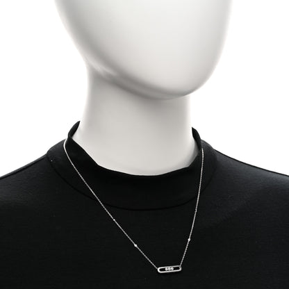 Messika 18K White Gold Diamond Baby Move Necklace 2 of 4