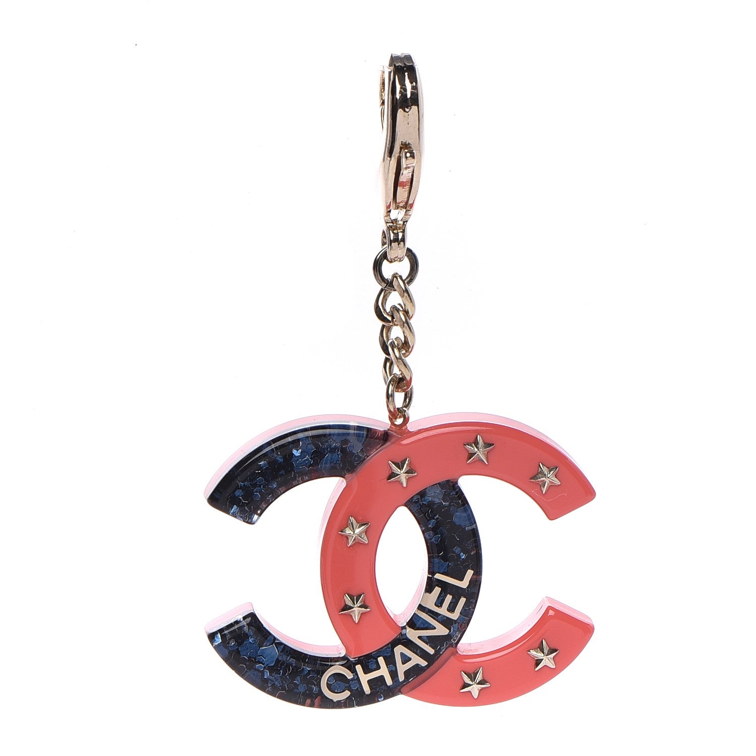 Chanel Resin CC Star Bag Charm Multicolor 1 of 3