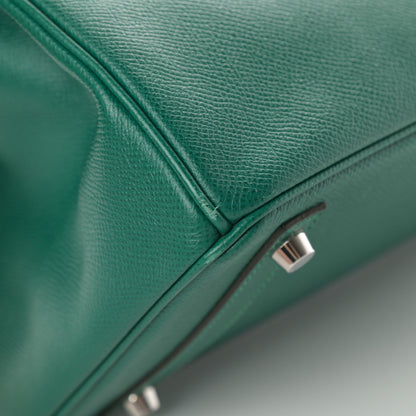 Hermes Epsom Birkin 30 Malachite 9 of 15