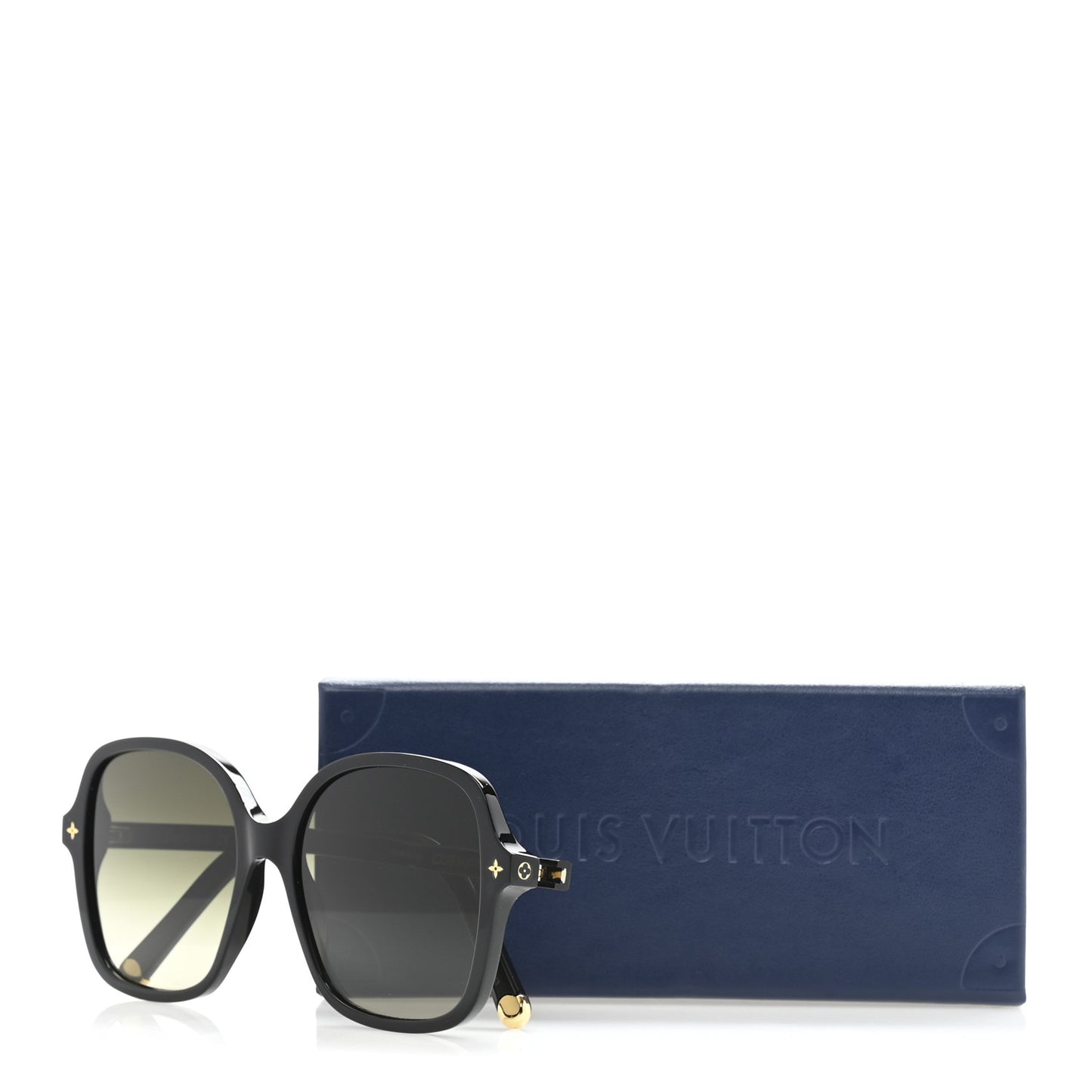 Acetate My Monogram Light Square Sunglasses Z1861W Black