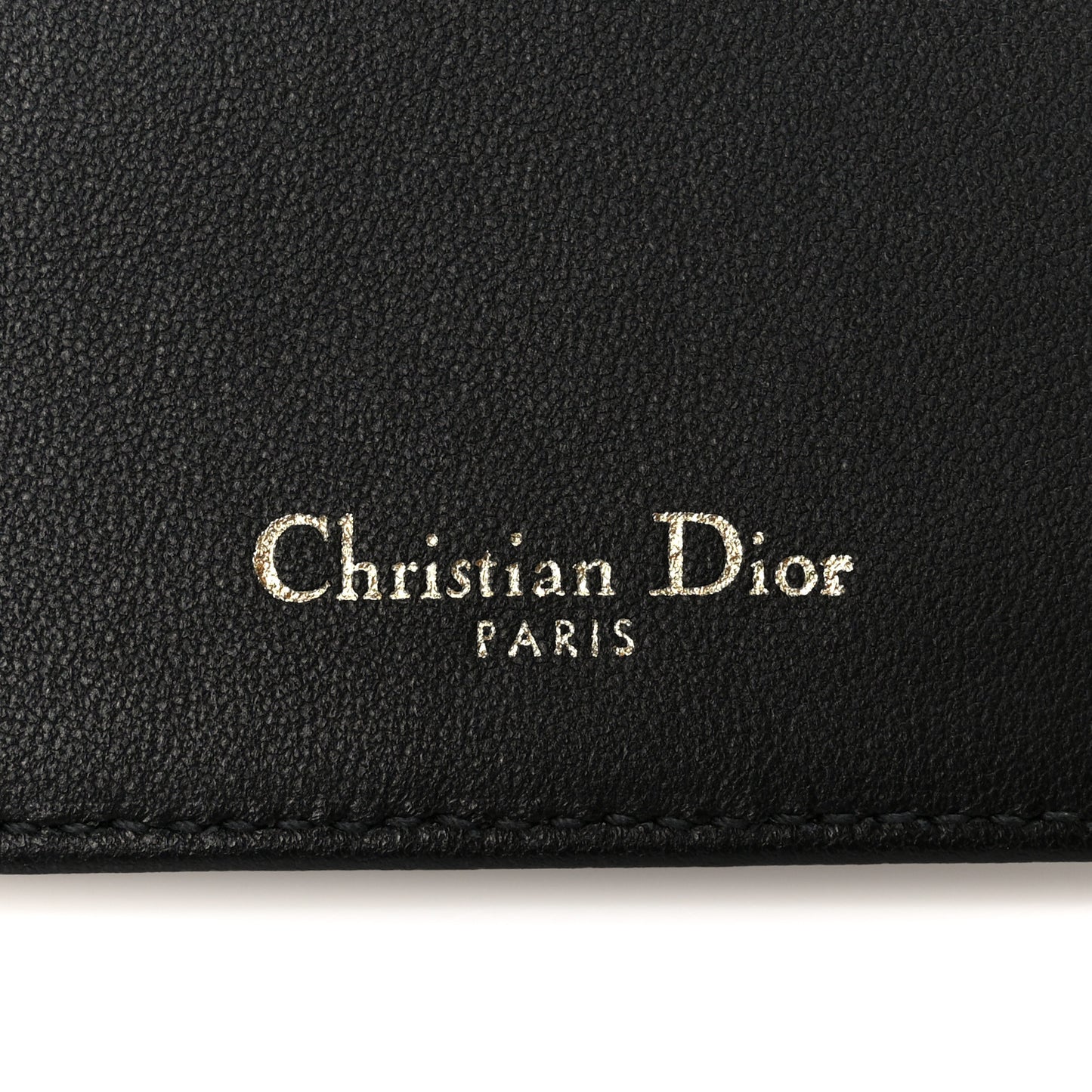 Lambskin Cannage Lady Dior Pouch Black