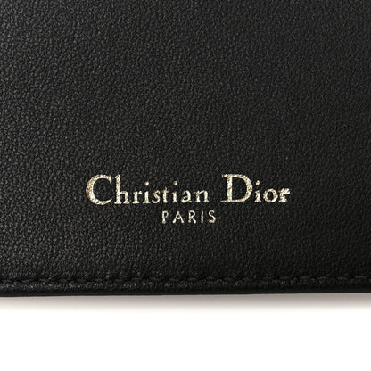 Christian Dior Lambskin Cannage Lady Dior Pouch Black 9 of 16