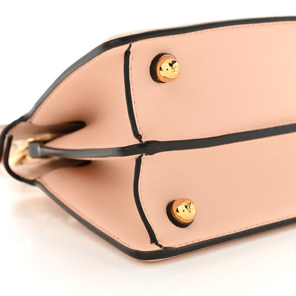 Fendi Shiny Nappa Plexiglass Petite Peekaboo I SEE U Satchel Light Rose 10 of 12