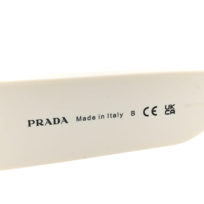 Prada Acetate Pillow Sunglasses SPR A01 White 6 of 7