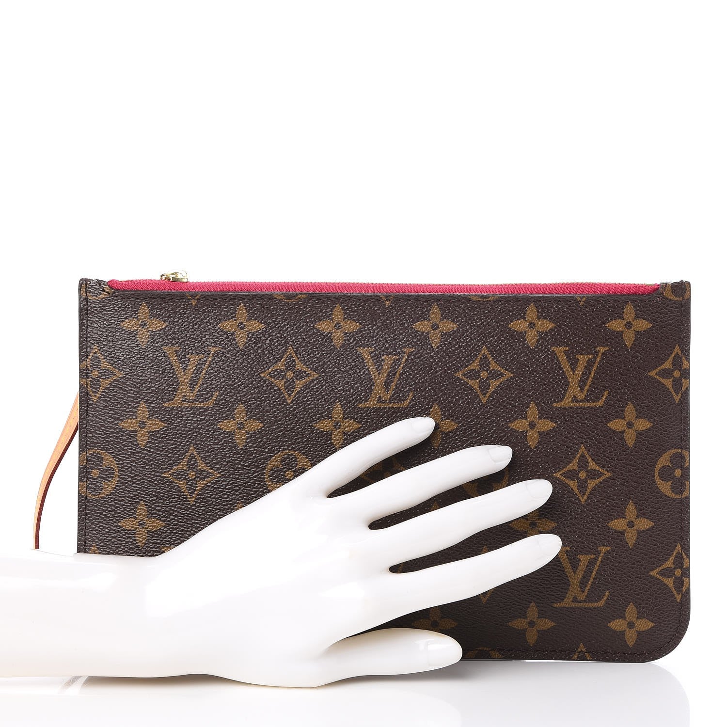 Louis Vuitton Monogram Neverfull MM GM Pochette Pivoine 2 of 8