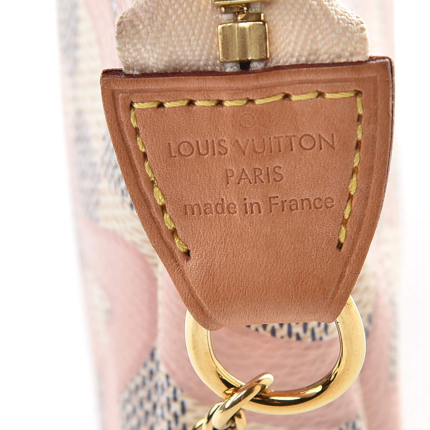 Louis Vuitton Damier Azur Tahitienne Mini Pochette Accessories 6 of 7