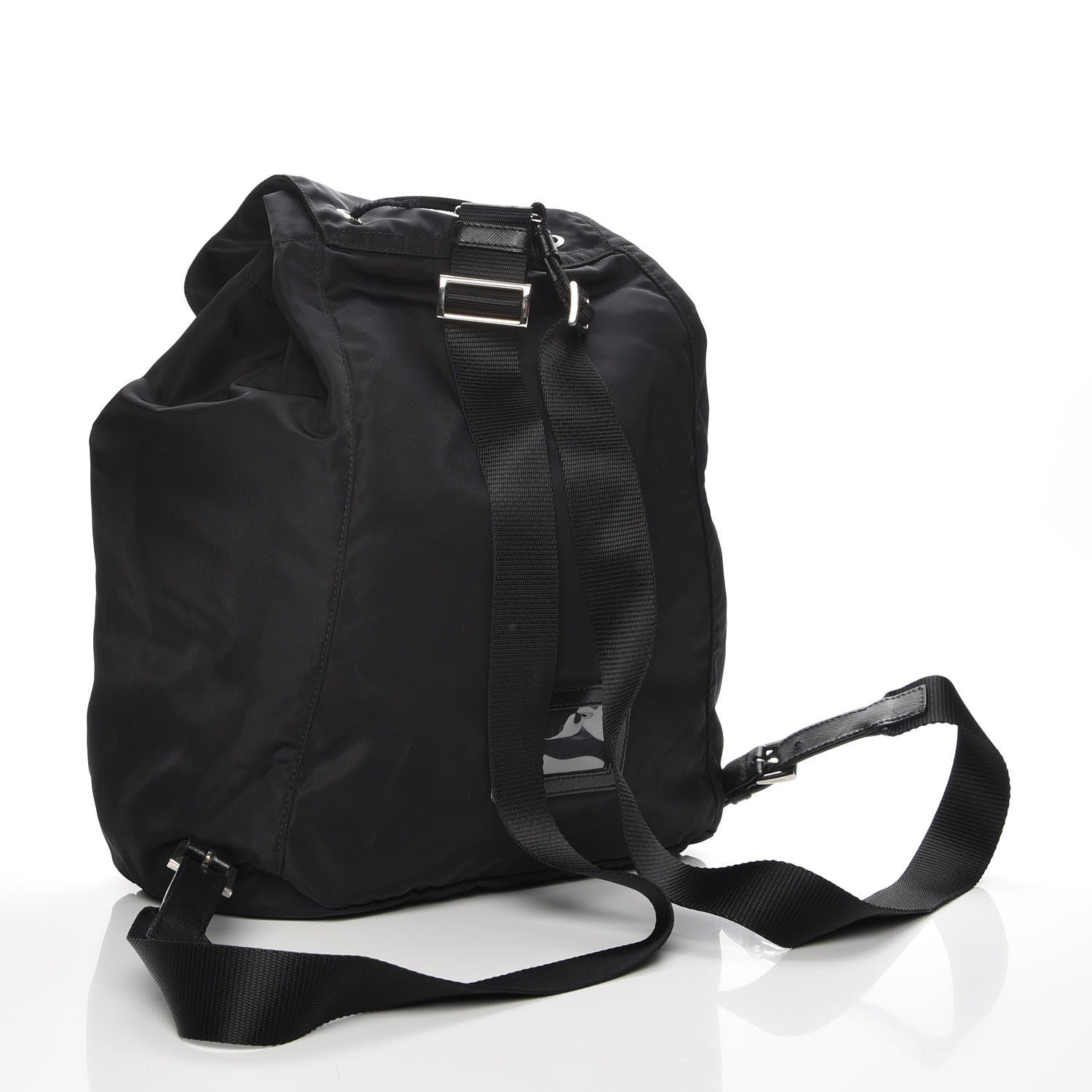 Prada Nylon Cinch Backpack Black 4 of 6