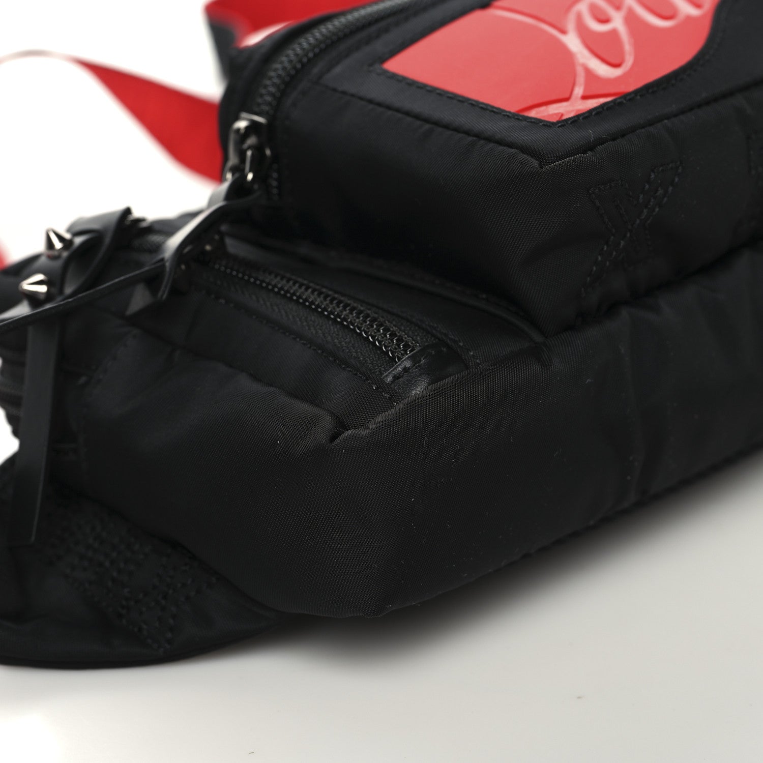 Christian Louboutin Nylon Loubideal Sneaker Sole Belt Bag Black 8 of 9