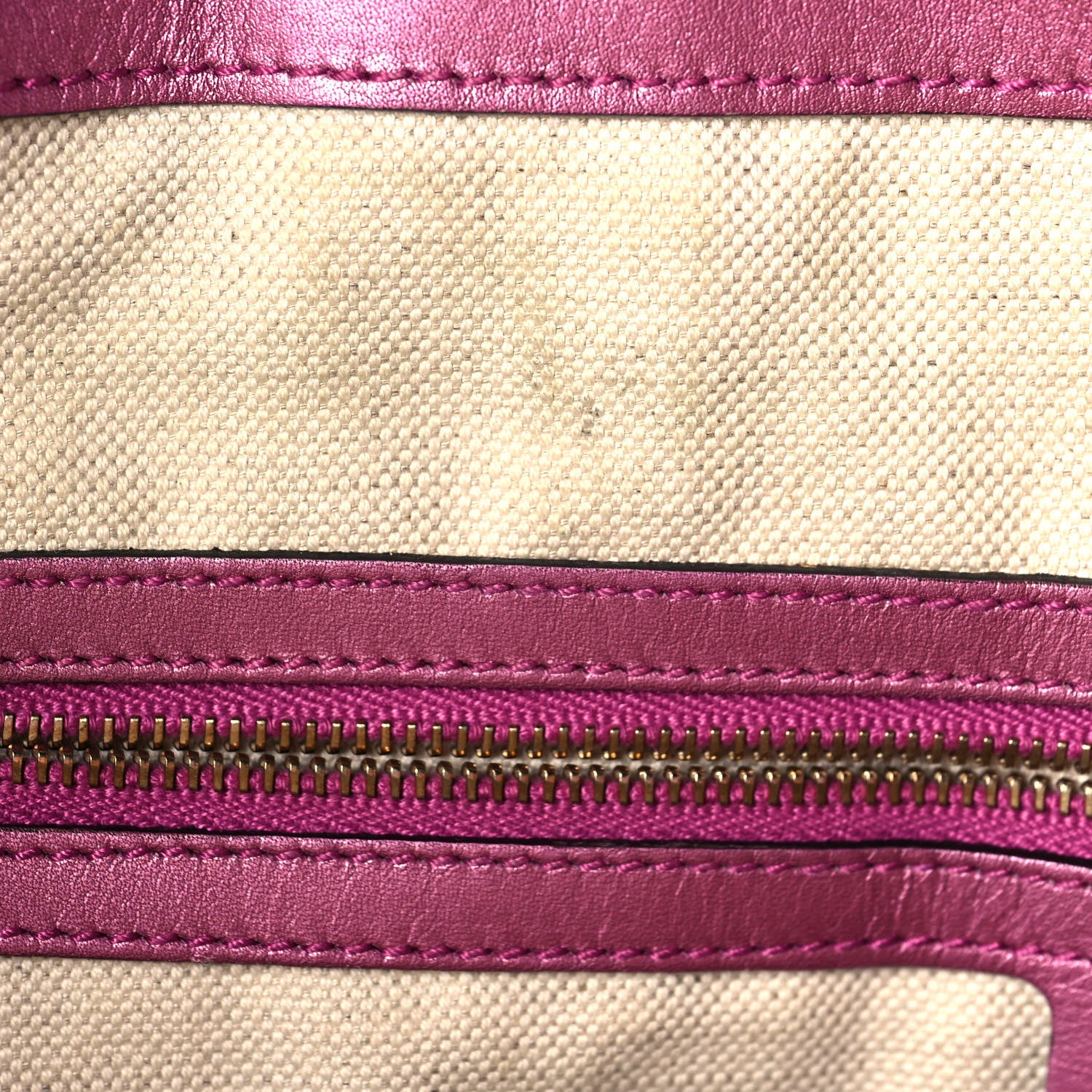 Gucci Metallic Soft Guccissima Large Heart Bit Charm Top Handle Tote Fresia Rose 16 of 26