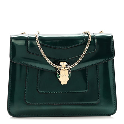 Bulgari Patent Serpenti Forever Crossbody Emerald 1 of 12