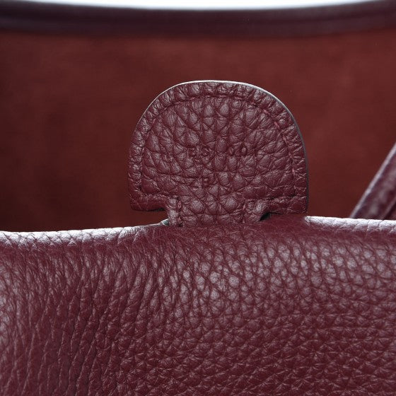 Hermes Taurillon Clemence Evelyne III GM Bordeaux 7 of 9