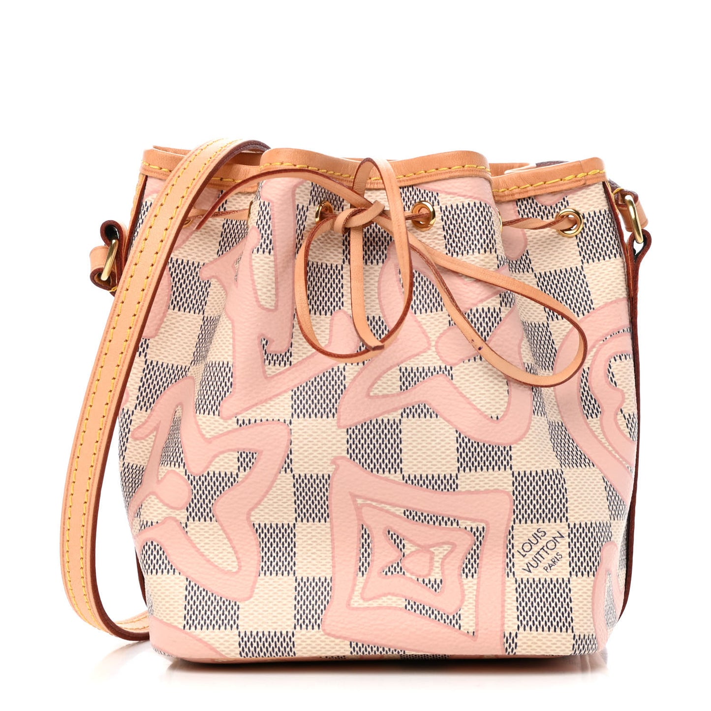 Damier Azur Tahitienne Nano Noe Rose Ballerine