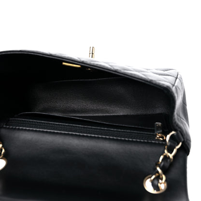 Chanel Lambskin Quilted Mini Rectangular Flap Black 5 of 10