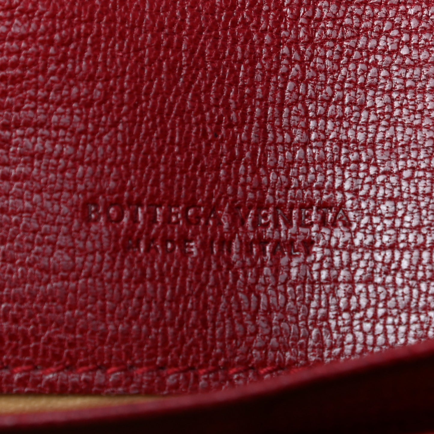 Nappa Intrecciato Continental Flap Wallet Cassis