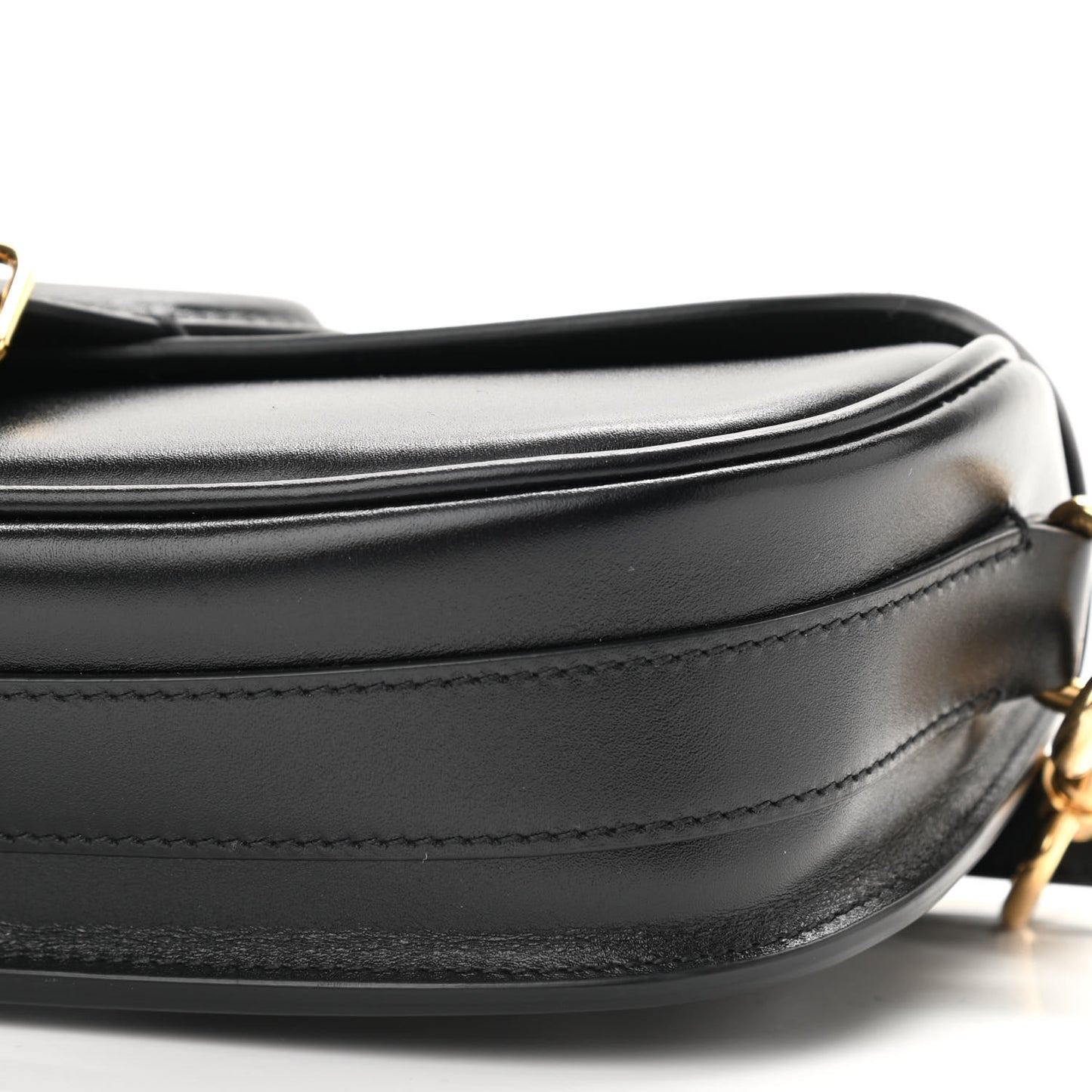Box Calfskin East West Bobby Bag Black