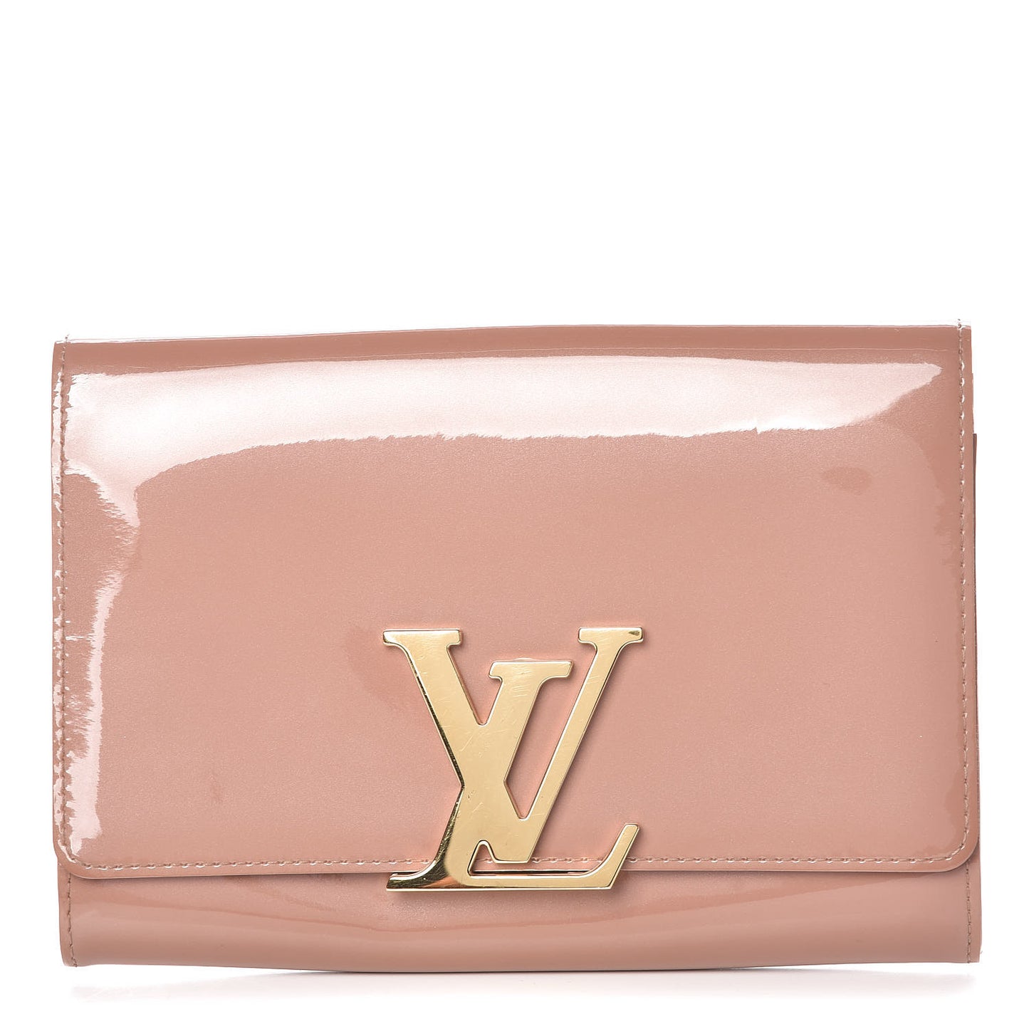 Patent Louise New Sobe Clutch Rose Velours