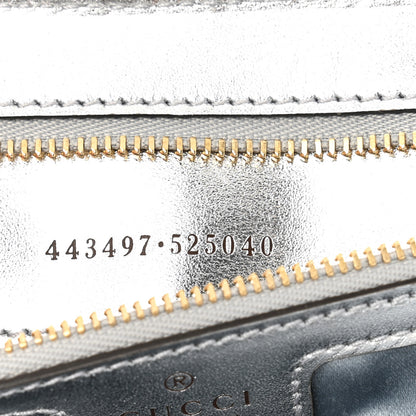 Gucci Iridescent Nappa Chevron Matelasse Small GG Marmont Shoulder Bag Iridescent Snow Light Blue 7 of 11