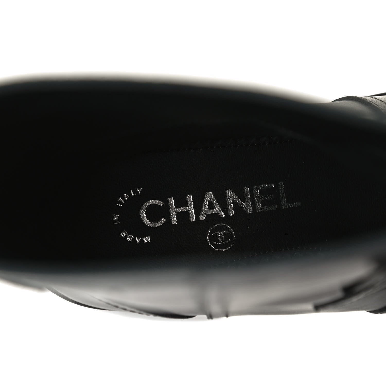 Chanel Calfskin Embroidered Western Boots 35 Black 9 of 11