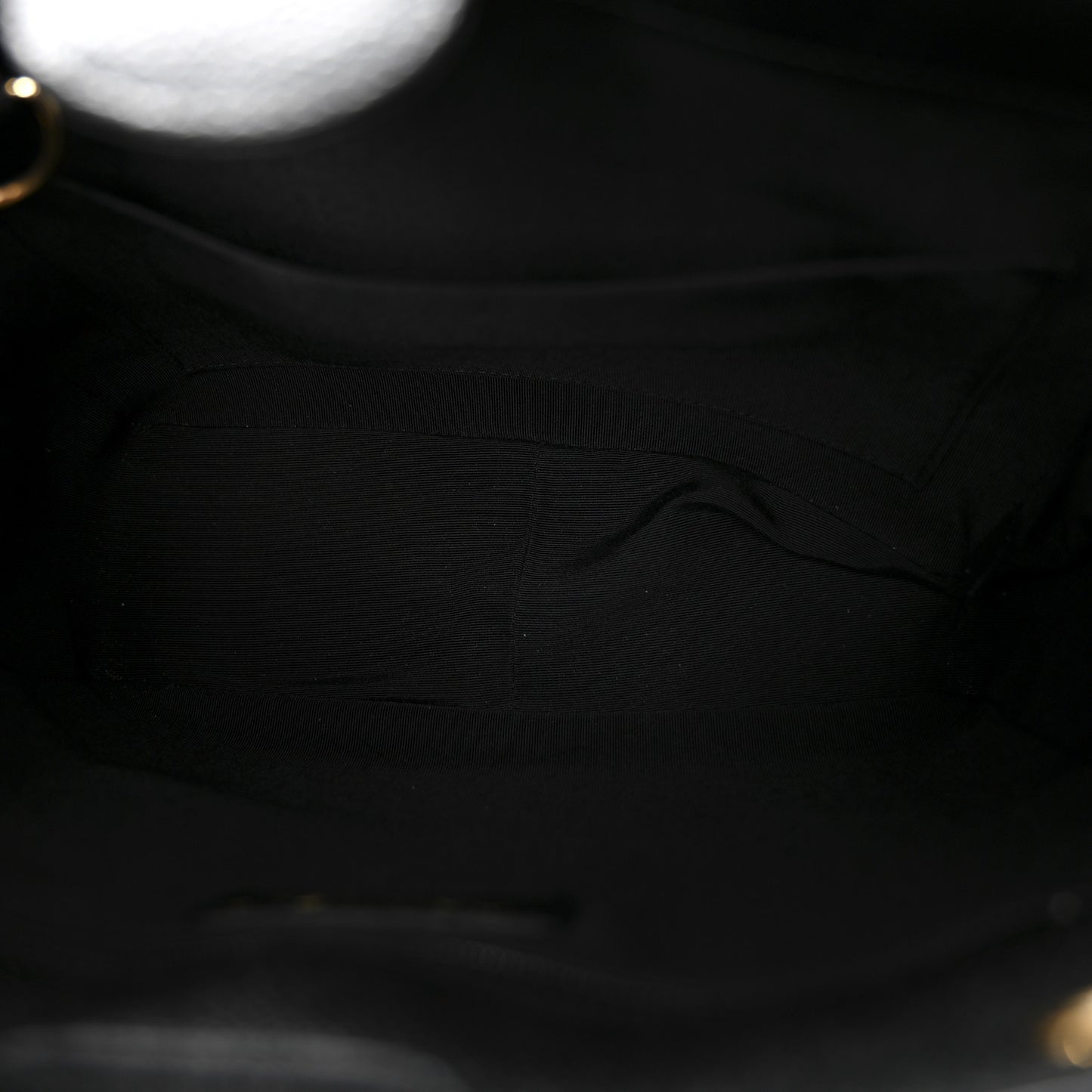 Caviar Quilted Petit Shopping Tote PST Black