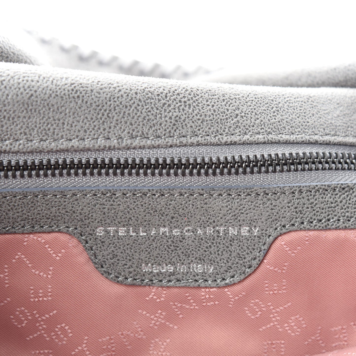 Shaggy Deer Falabella Fold Over Tote Grey