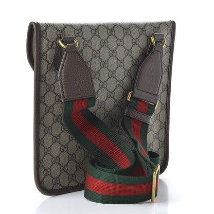 Gucci GG Supreme Monogram Web Medium Neo Vintage Flap Messenger Bag Beige New Acero 3 of 10