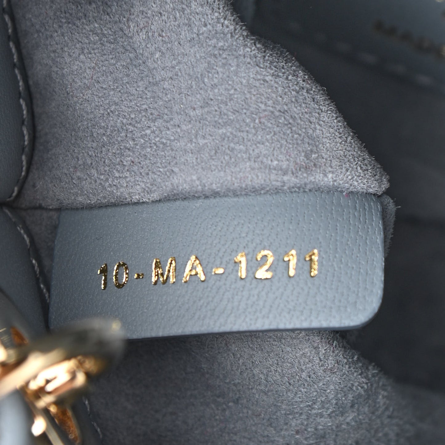 Lambskin Cannage Micro Lady Dior Cloud Blue