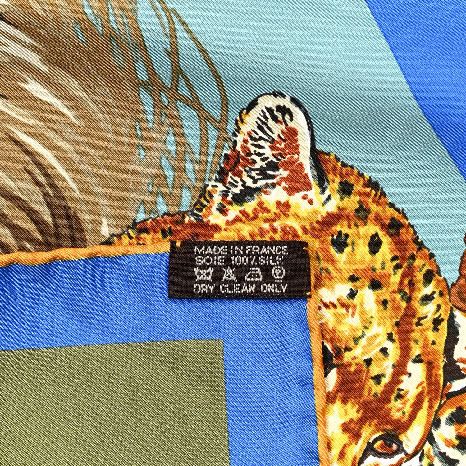 Hermes Silk Guepards Scarf 90 5 of 6