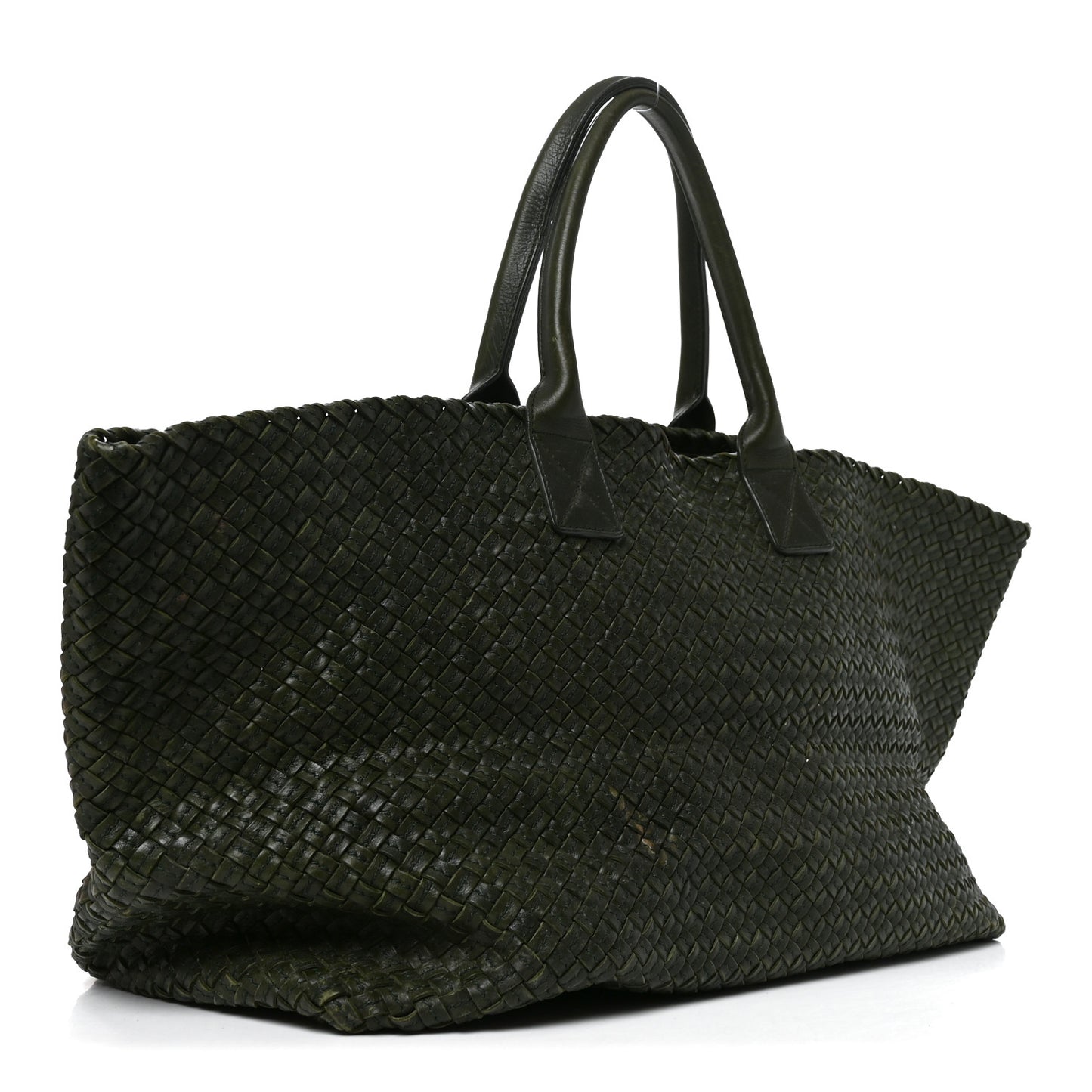 Intrecciato Large Cabat Green