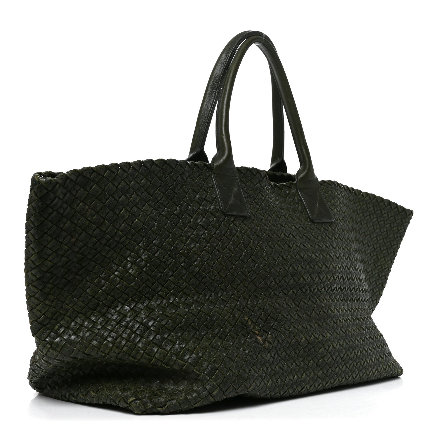 Bottega Veneta Intrecciato Large Cabat Green 3 of 9