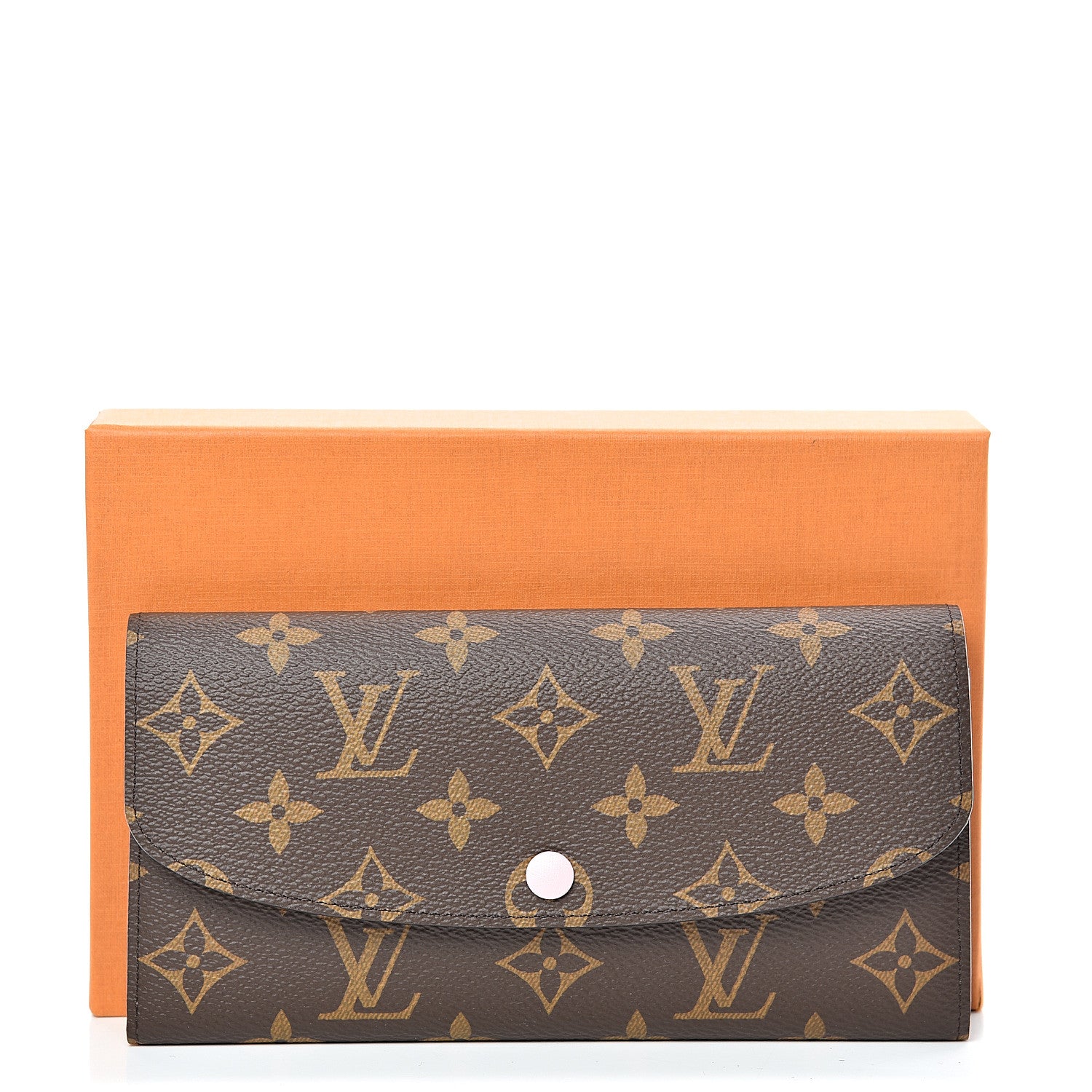 Louis Vuitton Monogram Emilie Wallet Rose Ballerine 7 of 7