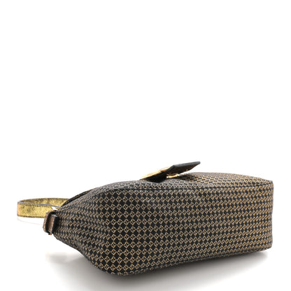 Fendi Micro Zucchino Baguette Black Gold 4 of 12