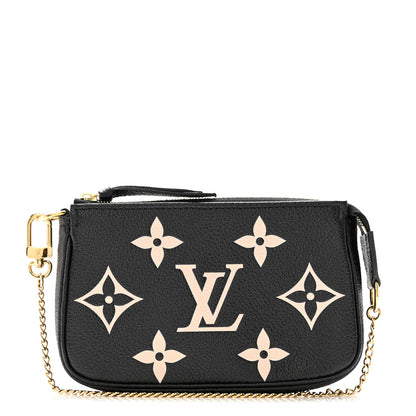 Louis Vuitton Empreinte Monogram Giant Mini Pochette Accessories Black 1 of 7