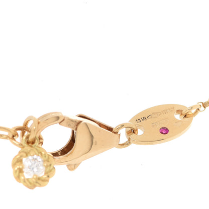 Roberto Coin 18K Yellow Gold Diamond Barocco Braid Y Drop Necklace 5 of 5