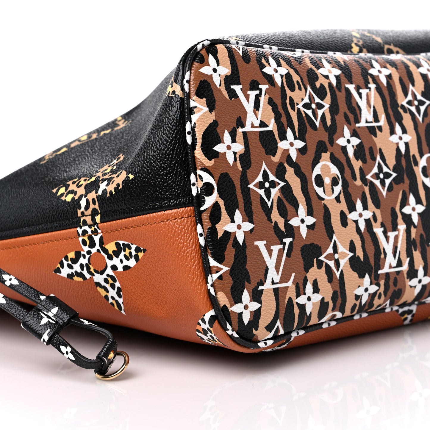 Monogram Giant Jungle Neverfull MM Black