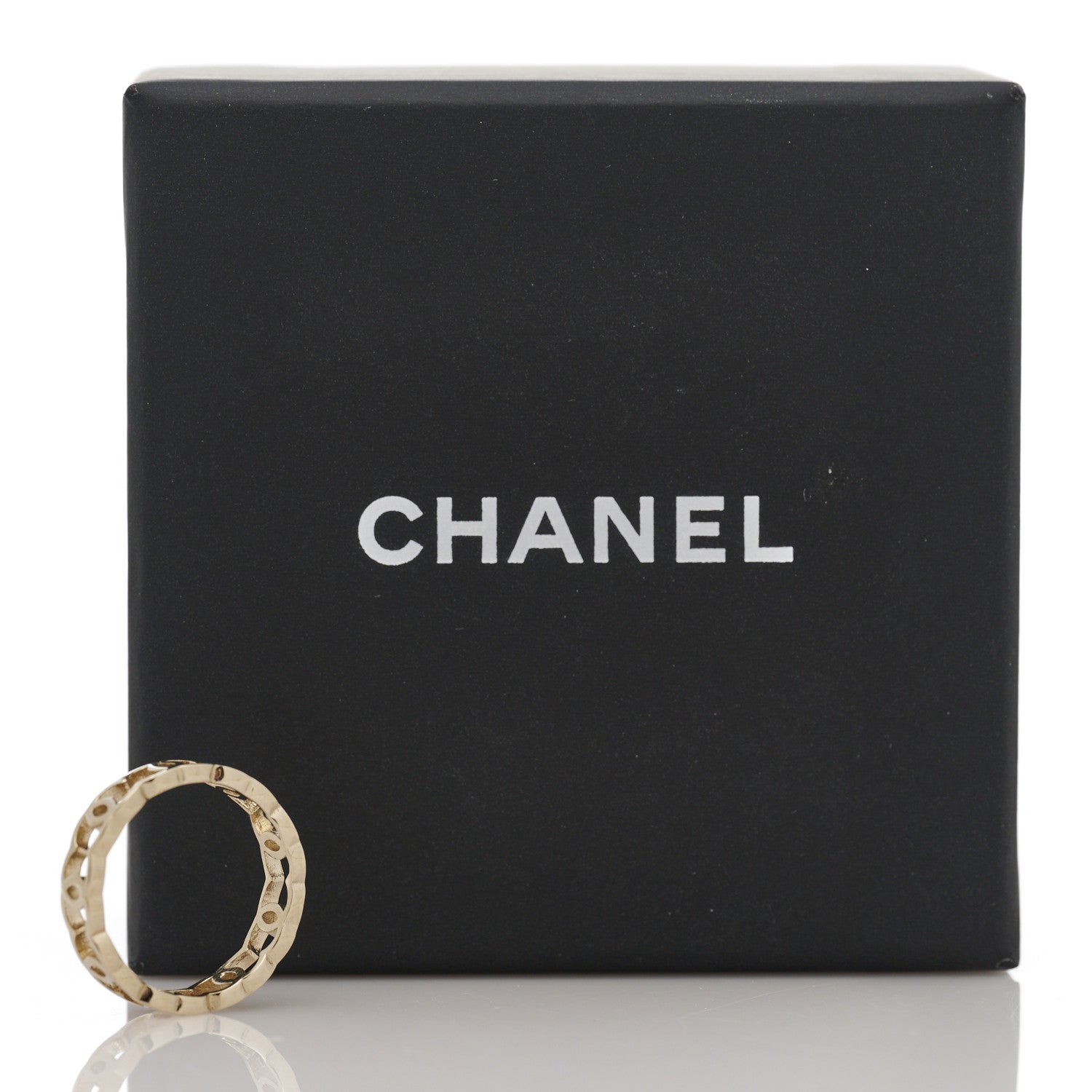 Chanel Metal CC Ring 6 52 Gold 9 of 10
