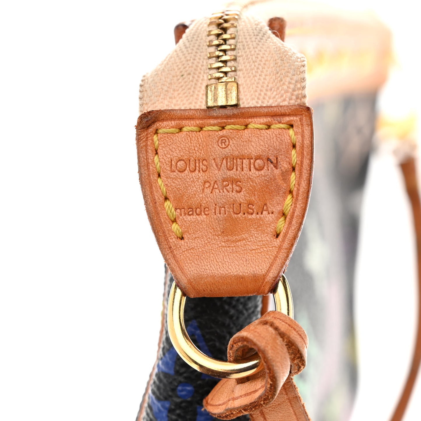 Monogram Multicolor Pochette Accessories Black
