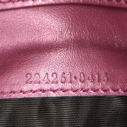 Gucci Metallic Soft Guccissima Heart Travel Wallet Fresia Rose 7 of 11