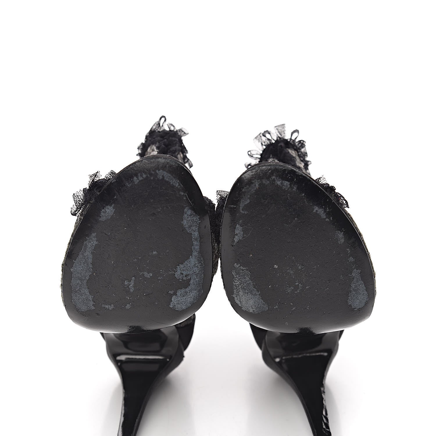Chanel Lace Mesh Booties 39 Black 8 of 10