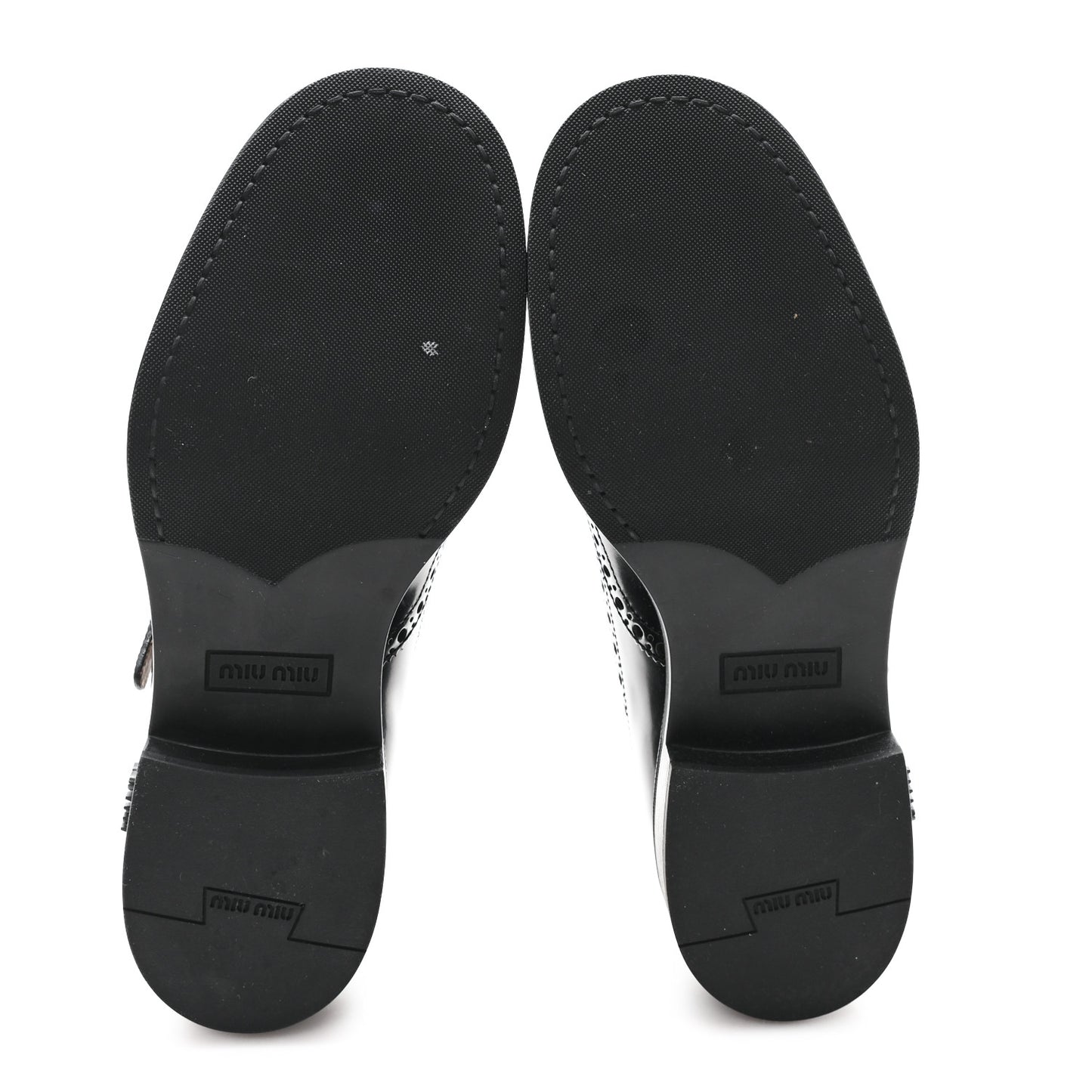 X CHURCH'S Shiny Calfskin Double Monk Loafer 36.5 Black