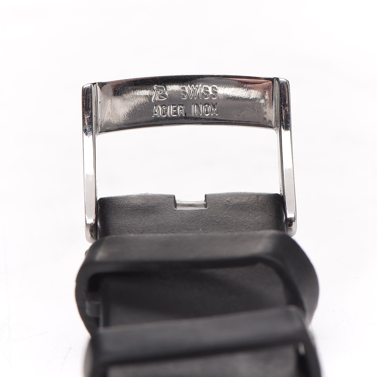 Chopard Stainless Steel Rubber Diamond 38mm Happy Sport Fish Quartz Watch Black 7 of 9