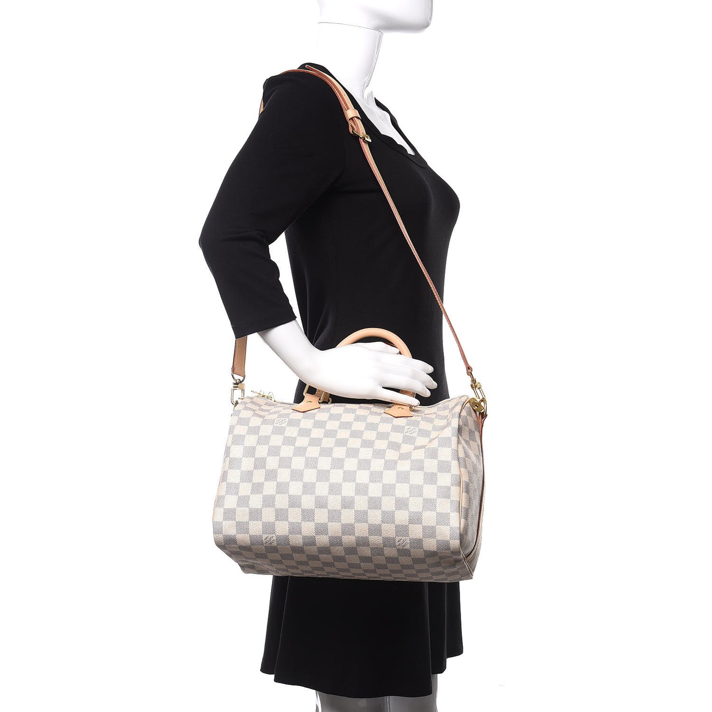 Damier Azur Speedy Bandouliere 30