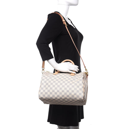 Louis Vuitton Damier Azur Speedy Bandouliere 30 2 of 9