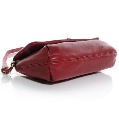 Lanvin Lambskin Quilted Happy Crossbody Bag Red 4 of 7