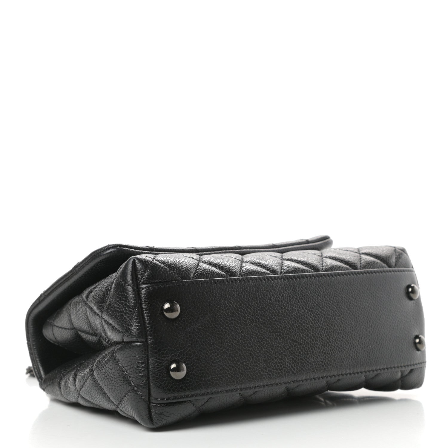 Chanel Caviar Quilted Mini Coco Handle Flap So Black 4 of 11