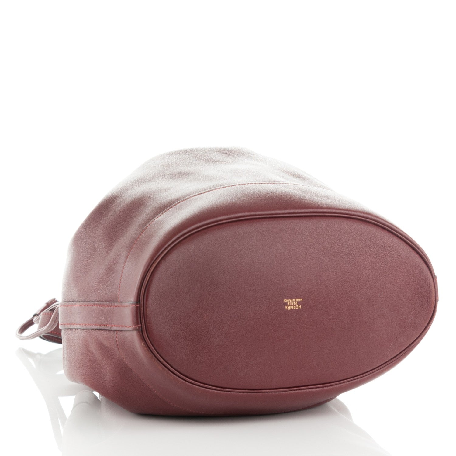 Hermes Swift Market Drawstring Bag 28 Rouge H 4 of 6
