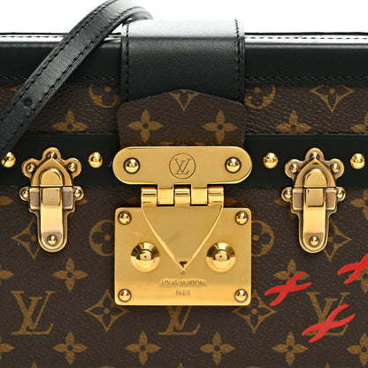 Louis Vuitton Monogram Petite Malle Black 7 of 9