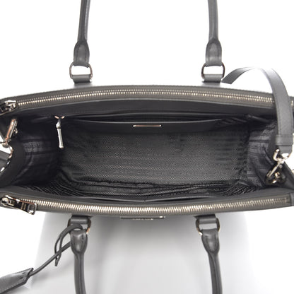 Prada Saffiano Medium Galleria Double Zip Tote Marmo 5 of 8