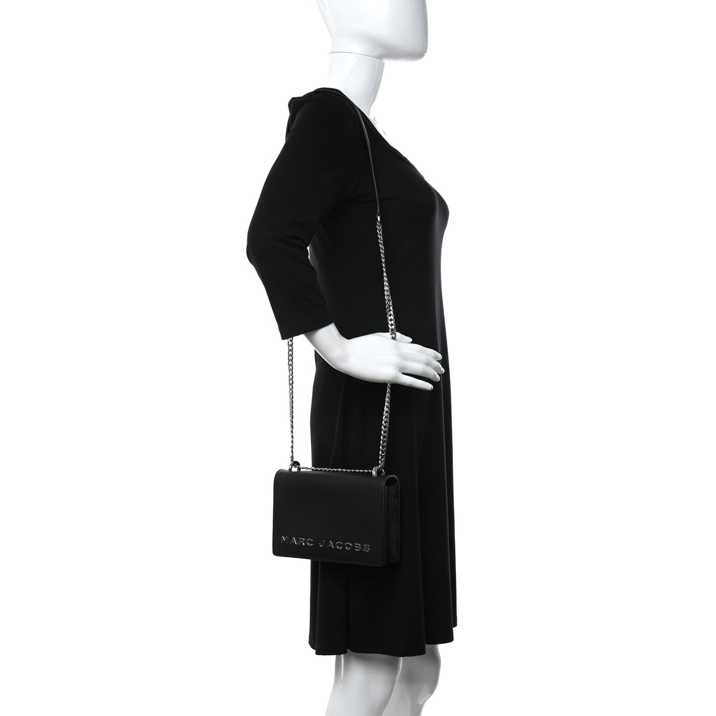 Calfskin Double Take Bag Black