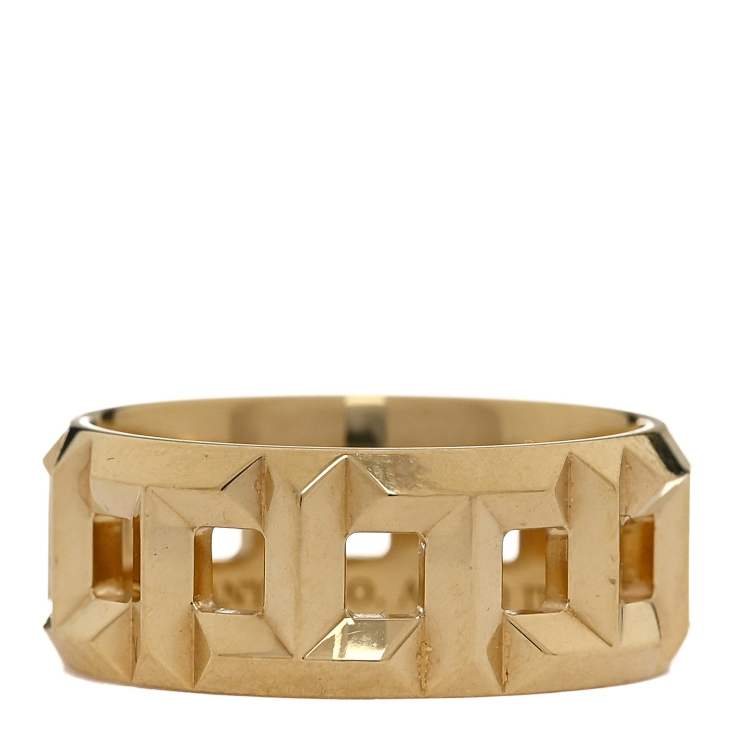 18K Yellow Gold T True Wide Ring 54 7